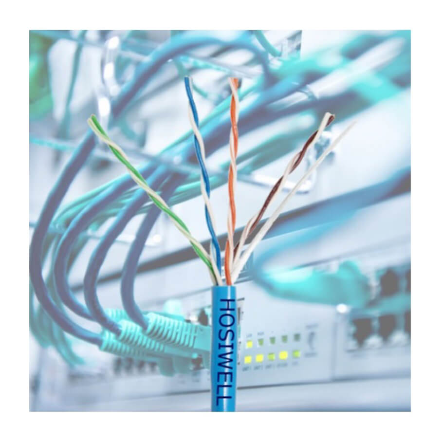 Cáp mạng LAN Cat.6A S/FTP Hosiwell 30205-BL-LSZH